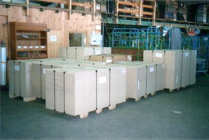overseas crates ready to go